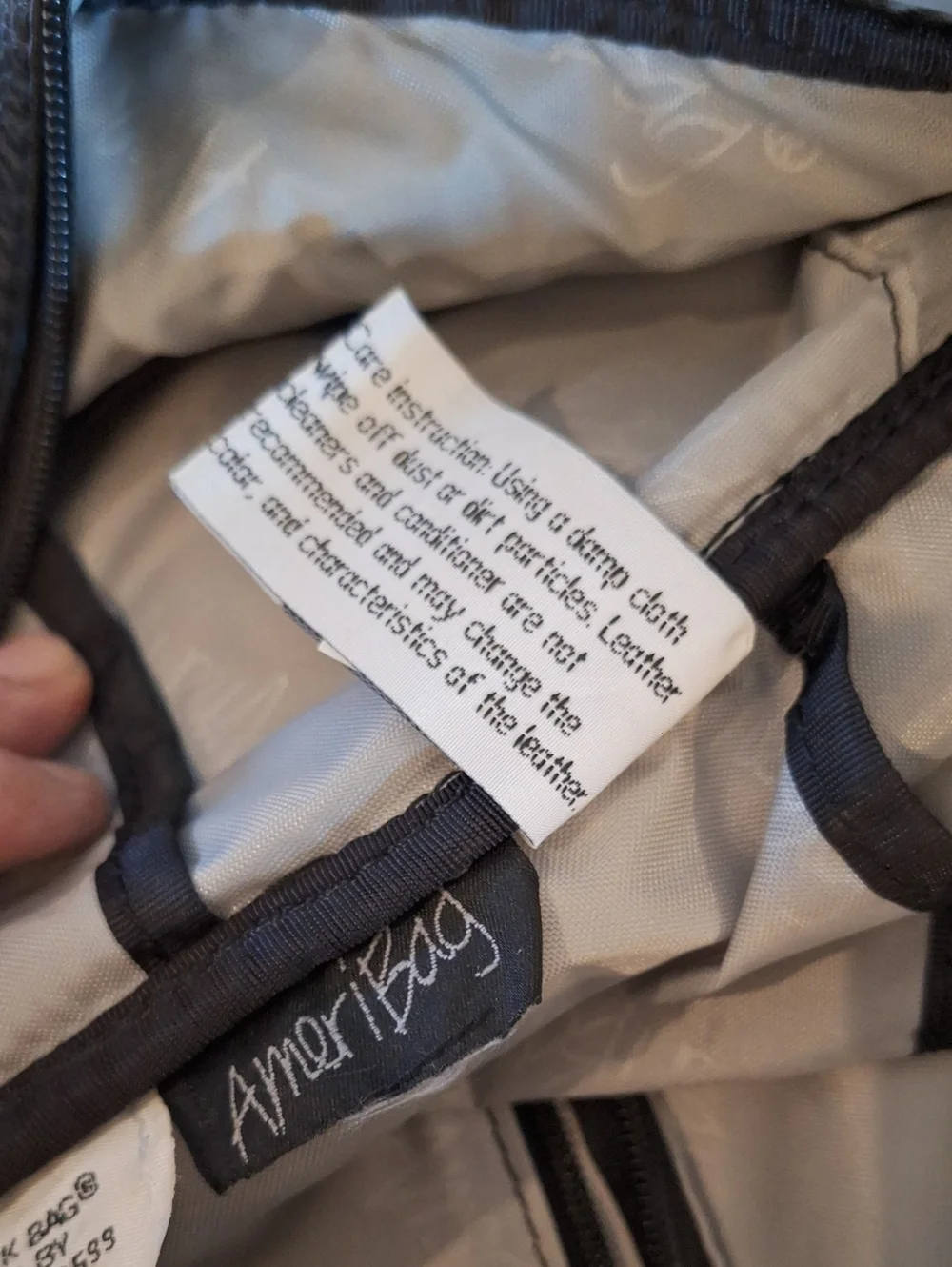Vintage CP LL Bean x Ameribag Black Leather Healthy Sling Bag